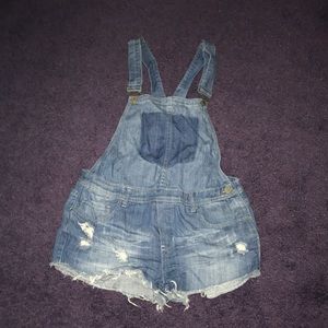 Denim overalls
